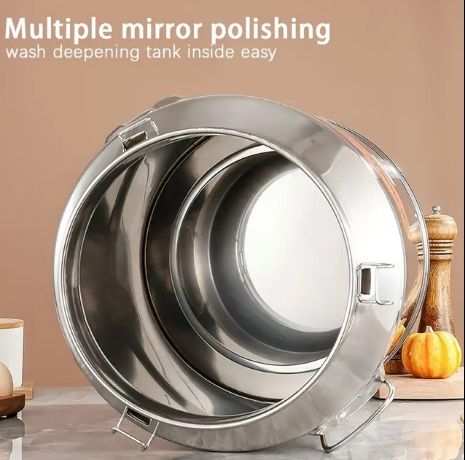 Голям  неръждаем херметичен съд ,гюм,казан