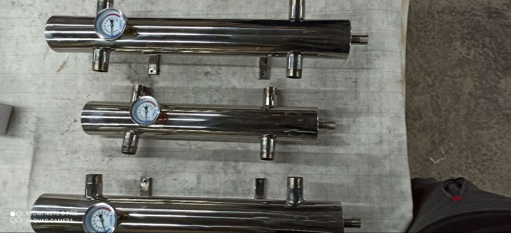 Gidrostrelka va kollektorlar bor va zakazga yasab beriladi. Isitish va