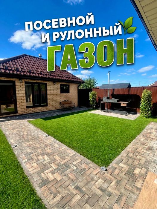 Посевной и рулонный газон!