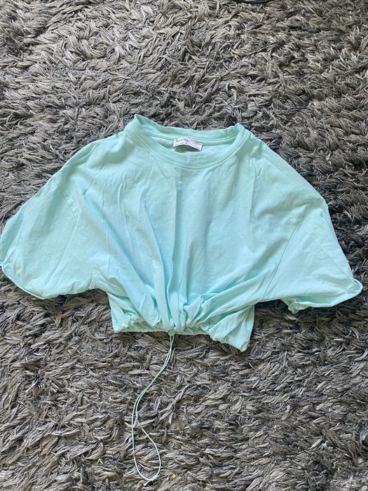 tricou bershka turcoaz