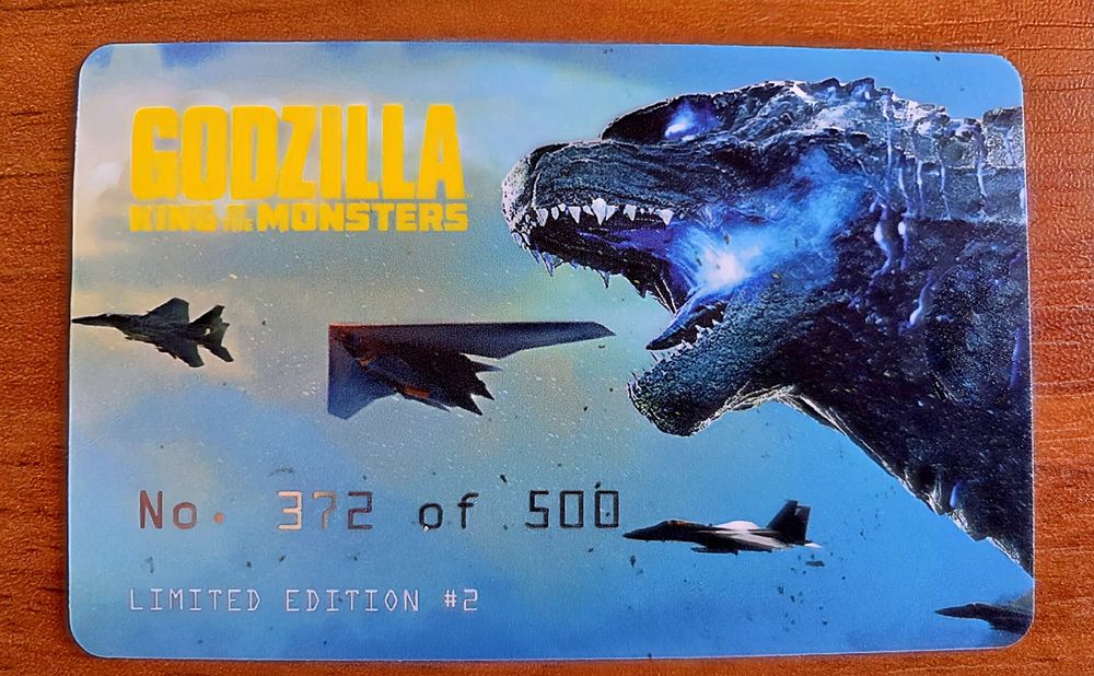 Vand steelbook Godzilla King of Monsters  bluray3D+2D, editie Film arena  premium  numerotat, nou, nerulat