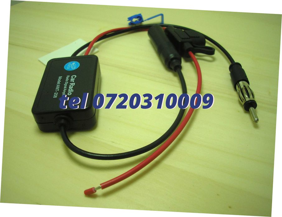 Amplificator Pentru Semnal Antena Radio Auto Fm 12v
