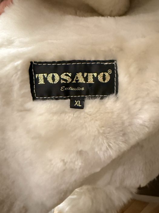 Дублёнка Tosato Exclusive, воротник из песца