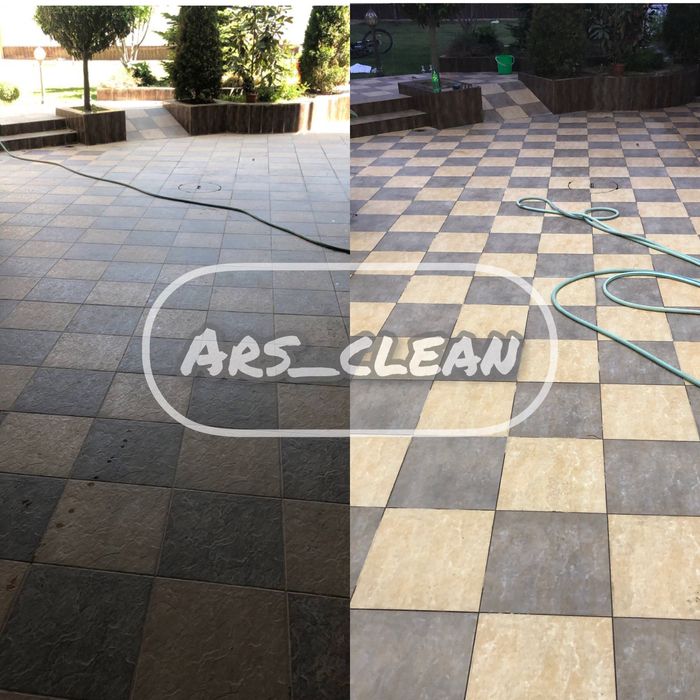 Аппаратная чистка брусчатки