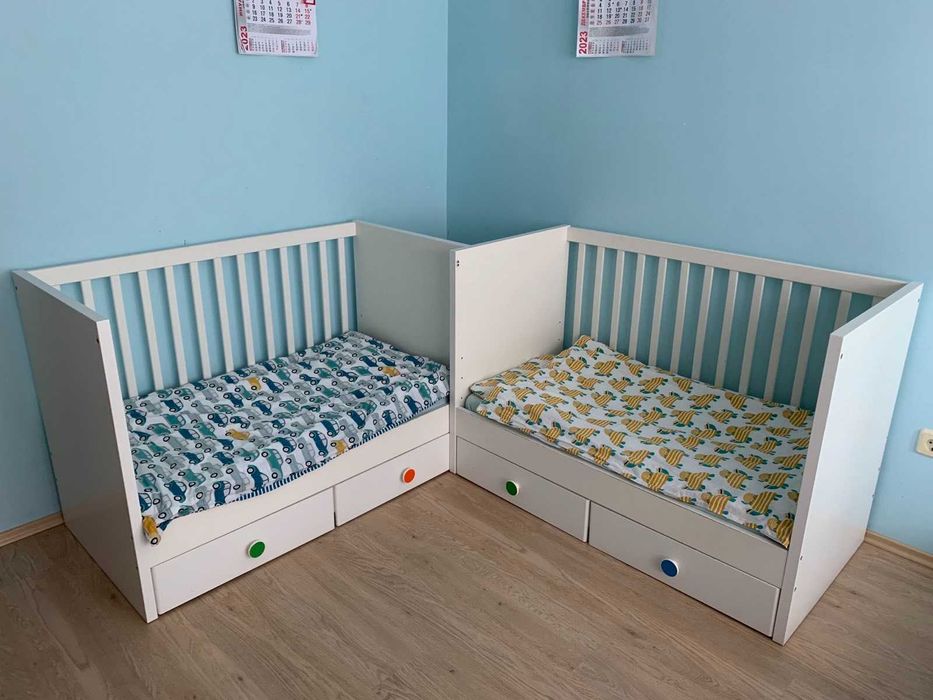 Stuva бебешко легло тип кошара, Икеа.