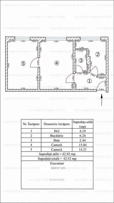 Apartament 2 camere | parter | zona Astra Uranus