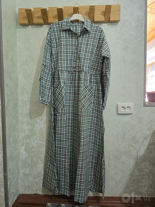 Женское платье из 100% хлопка