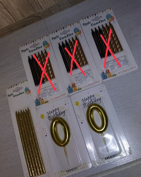 Срочно продаю свечки на Торт Новые