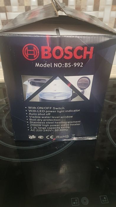 Продаётся электрический чайник, новый