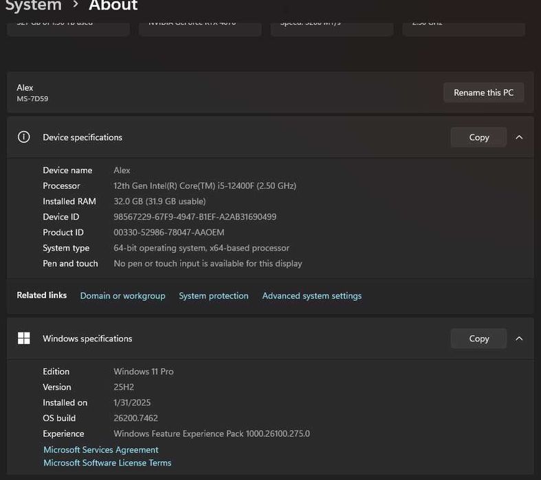 Vând PC Gaming - Second Hand