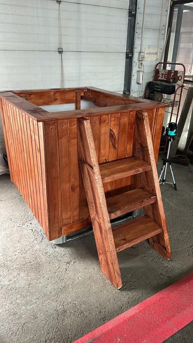 Купель новая размер   1.2* 1 м. ( в наличии и на заказ)