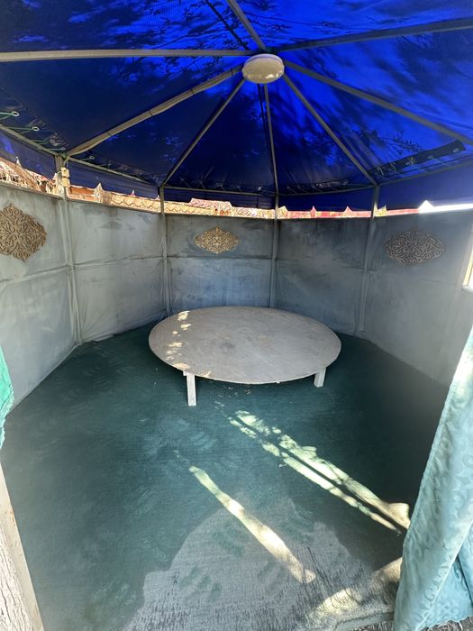 Беседка юрта тапчан