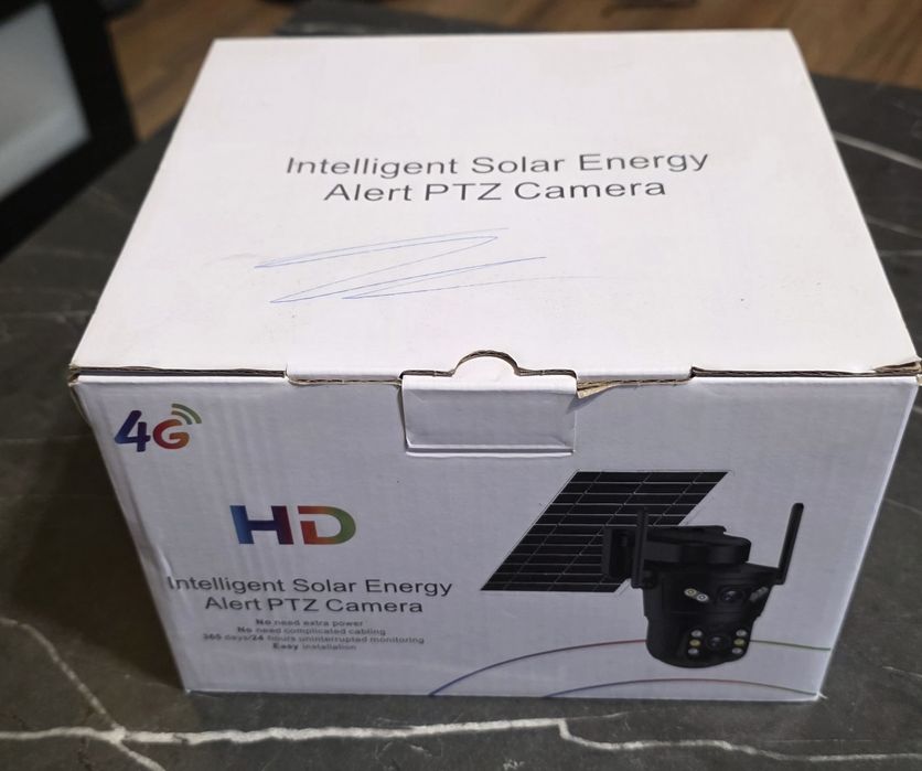 Cameră Supraveghere 4G PTZ Solară LS-VISION LS-CS5 - Nouă / Cu Panou Solar și Cartelă SIM