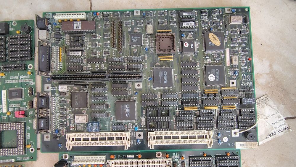 6 retro placi de baza defect