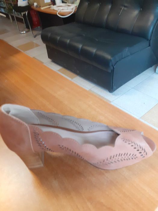 Нови немски обувки "HEINE"-естествена кожа 38 номер