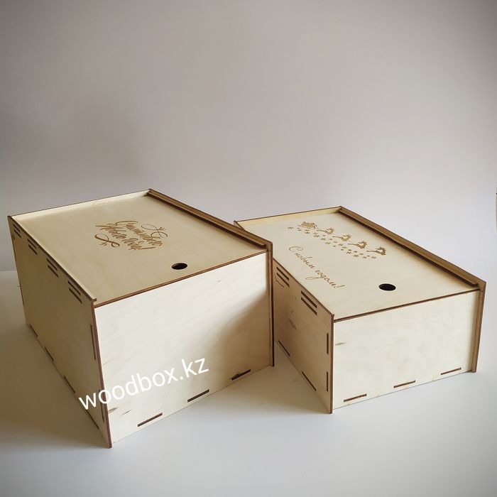 Деревянные подарочные коробки