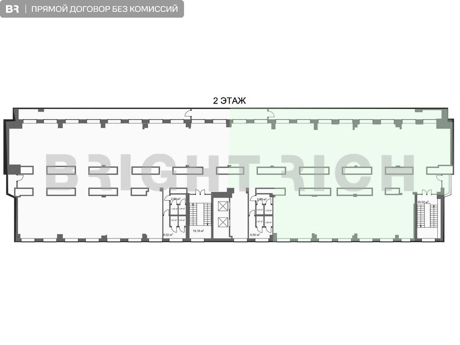 Аренда офиса 500м² в БЦ D-43