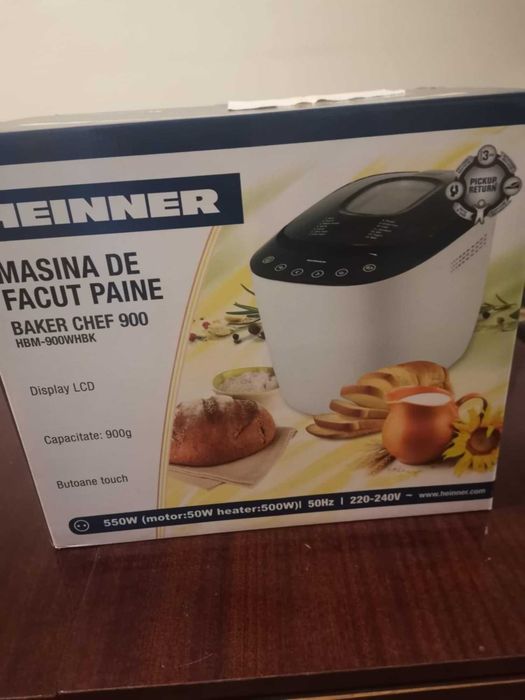 Хлебопекарна Heinner HBM-900WHBK