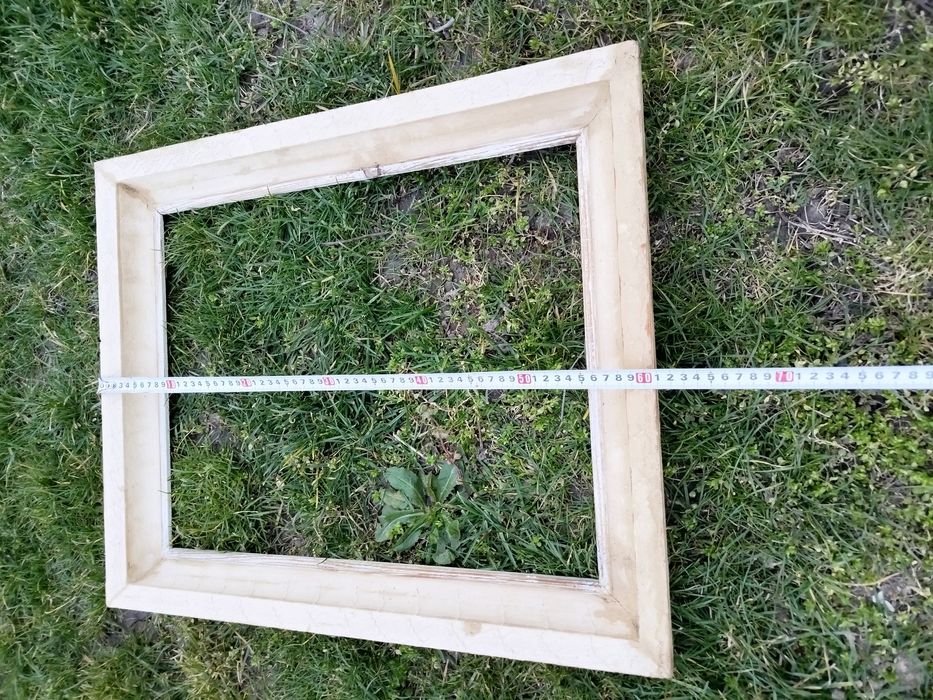Голяма , ретро , дървена рамка