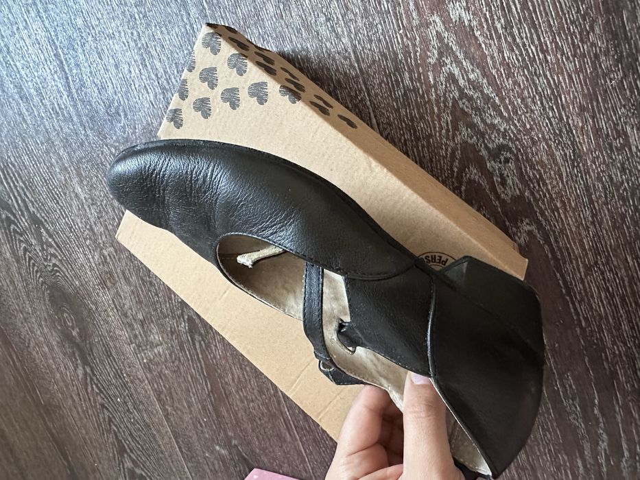 Туфли для танцев кожанные