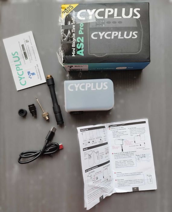 Мини електрическа помпа за велосипед Cycplus AS2