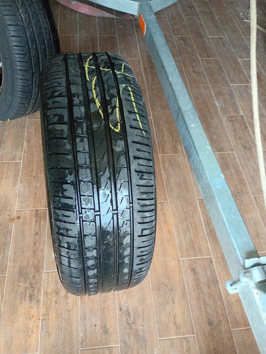 Vând 4 roți jantă+cauciuc  Pirelli 225/55/17