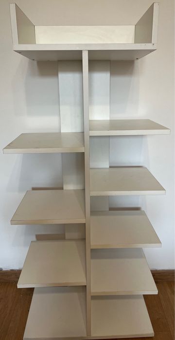 Обувница 52x30x120 см, белая