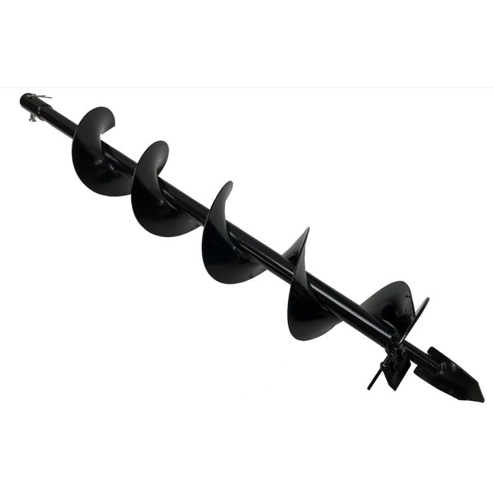 Burghiu pentru pamant spiralat, grosime 12cm, lungime 80cm, Verke