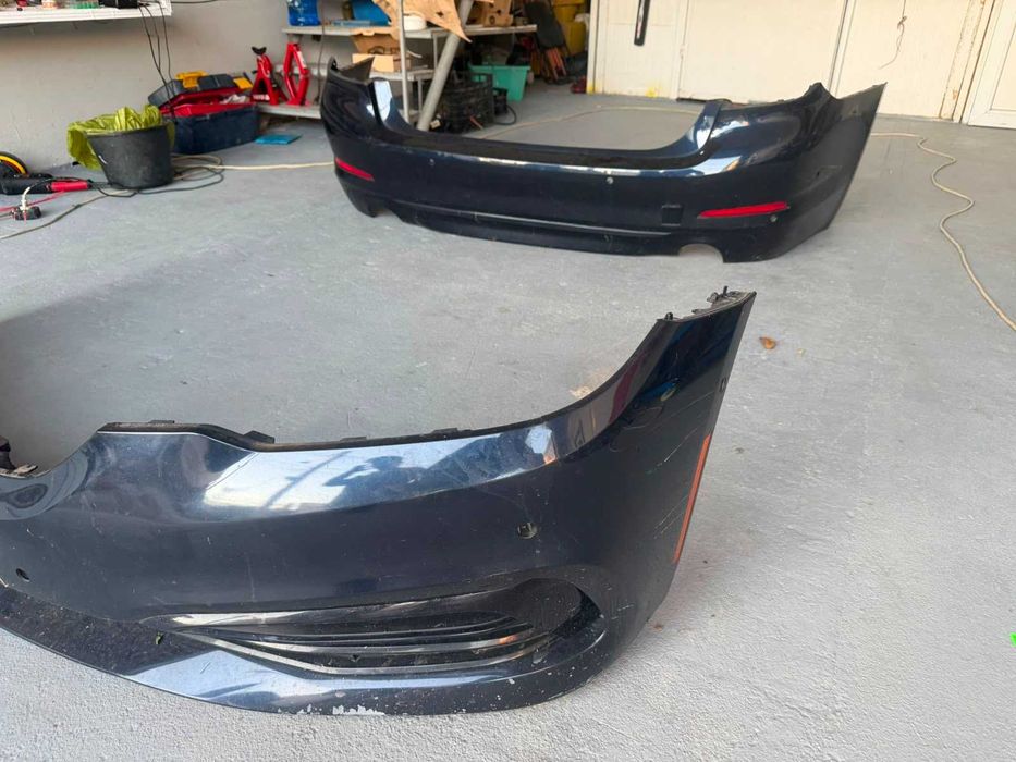 Bara fata completa bara spate praguri bmw seria 5 g30 g31 nonfacelift cod A86