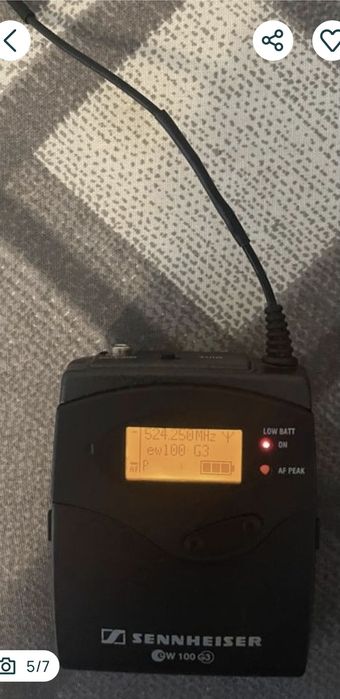 Sennheiser G3 EW100 frecvente 516 558