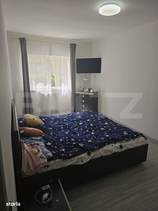 Apartament modern cu 3 camere, 69 mp, parter, balcon, Apahida