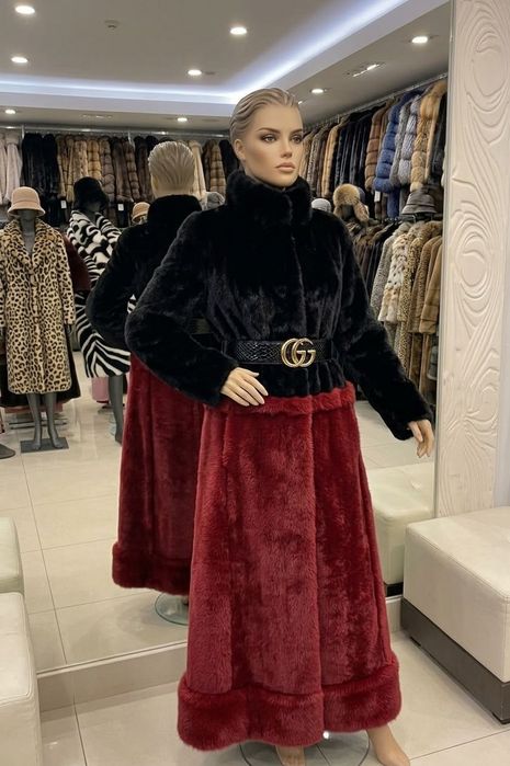Норковая шуба после перекроя