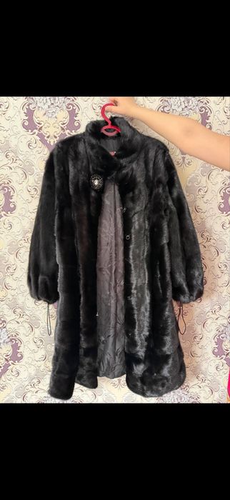 Шуба чёрный бриллиант