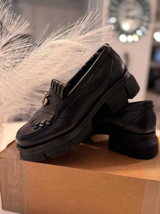 Pantofi damă din piele naturala