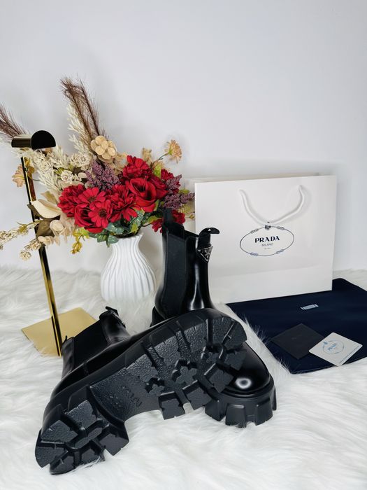 !SALE! Ghete Prada - piele naturala 100% premium prezentare completa