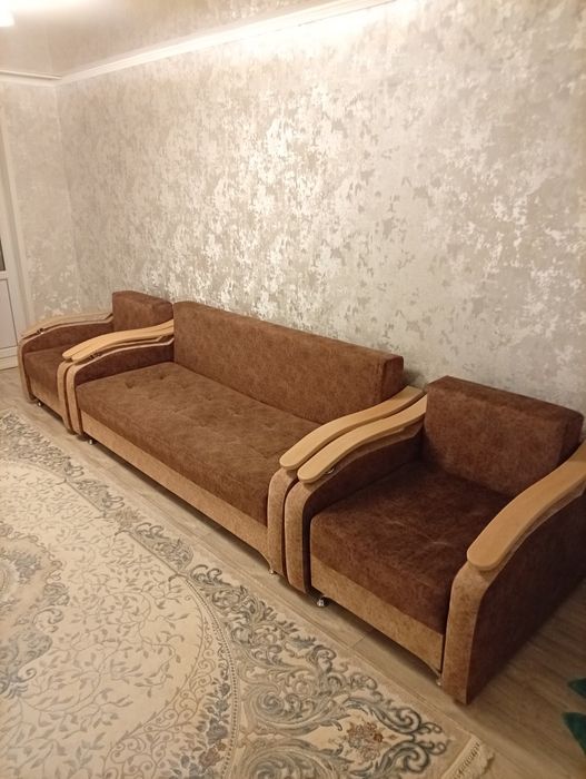 Диван + 2кресла , раскладные