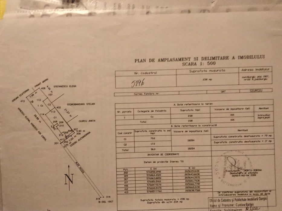 Teren intravilan, 2000 mp, toate utilitățile, depozit