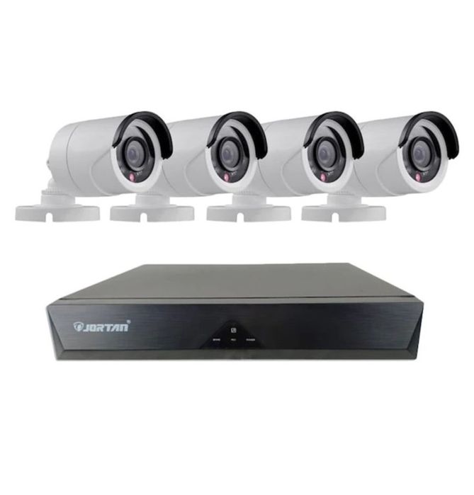 Sistem supraveghere CCTV – 4 camere + DVR, 5G Phone Viewing 4K – NOU, SIGILAT