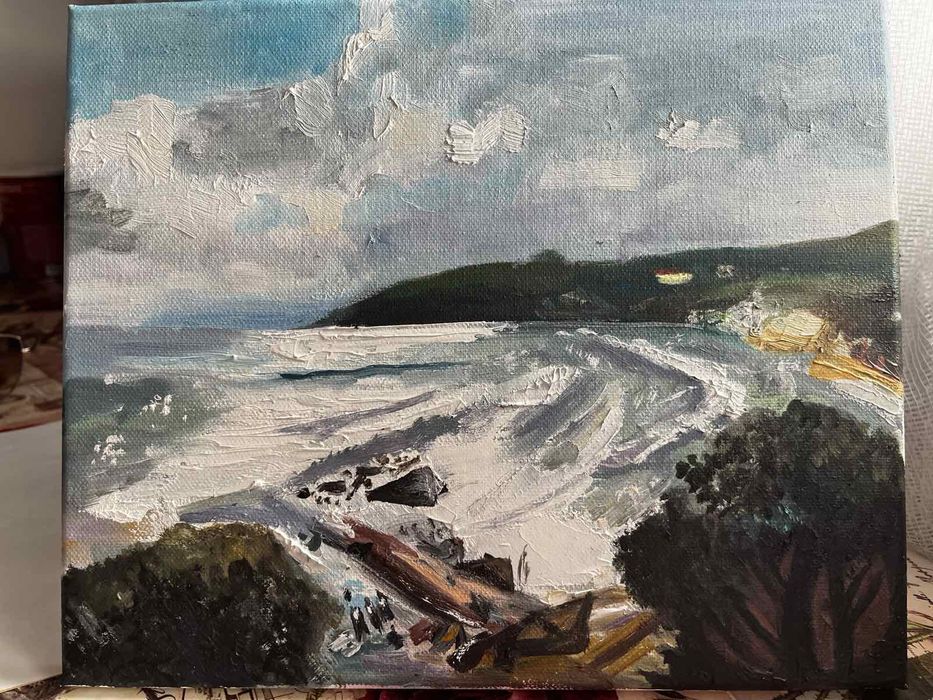 Картина на платно  с  маслени бои.От Вики Art