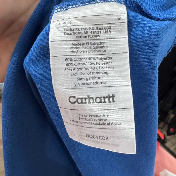 Tricou Carhartt cu buzunar marimea S oversized