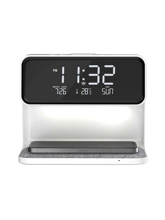 Aqlli stol soati 3-in-1(simsiz zaryadkali olxda siz istagan narxda