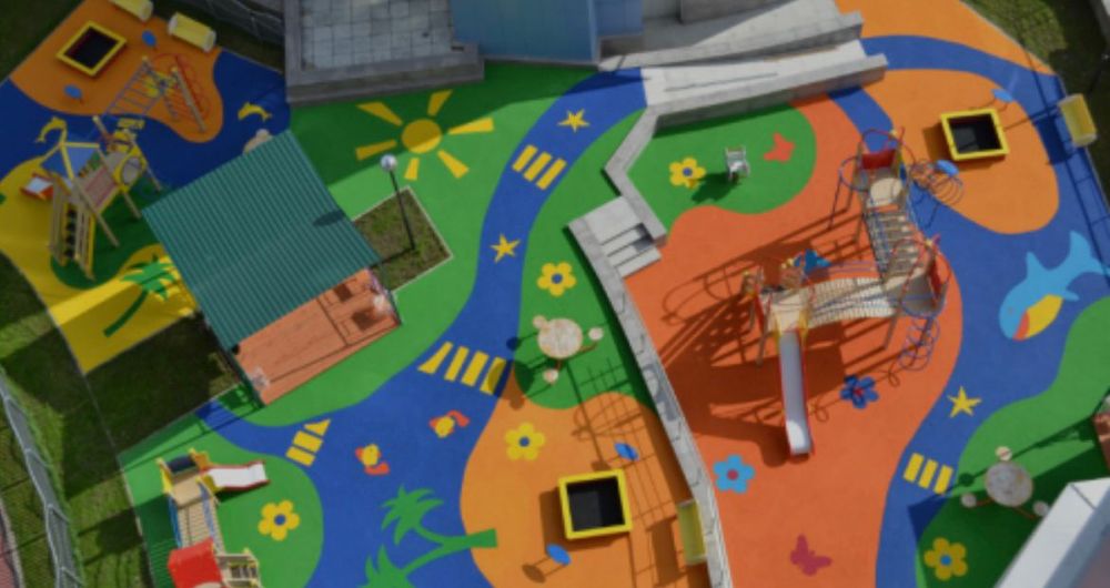 Резиновые покрытия тартан