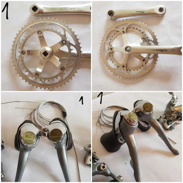 Groupset Shimano 600 Tricolor