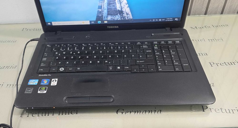 Laptop Toshiba Satellite Pro L770 Intel Core i5 17.3" NVIDIA