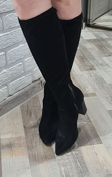 Сапоги-чулки черные"TAMARIS"