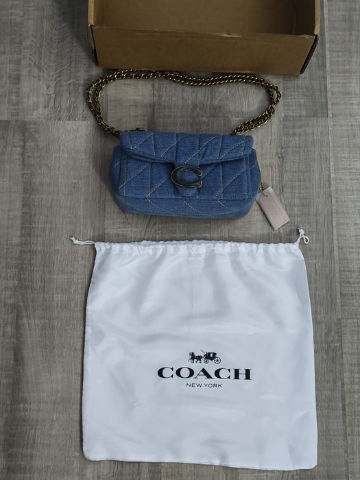 Poșetă Coach Tabby 20 Denim