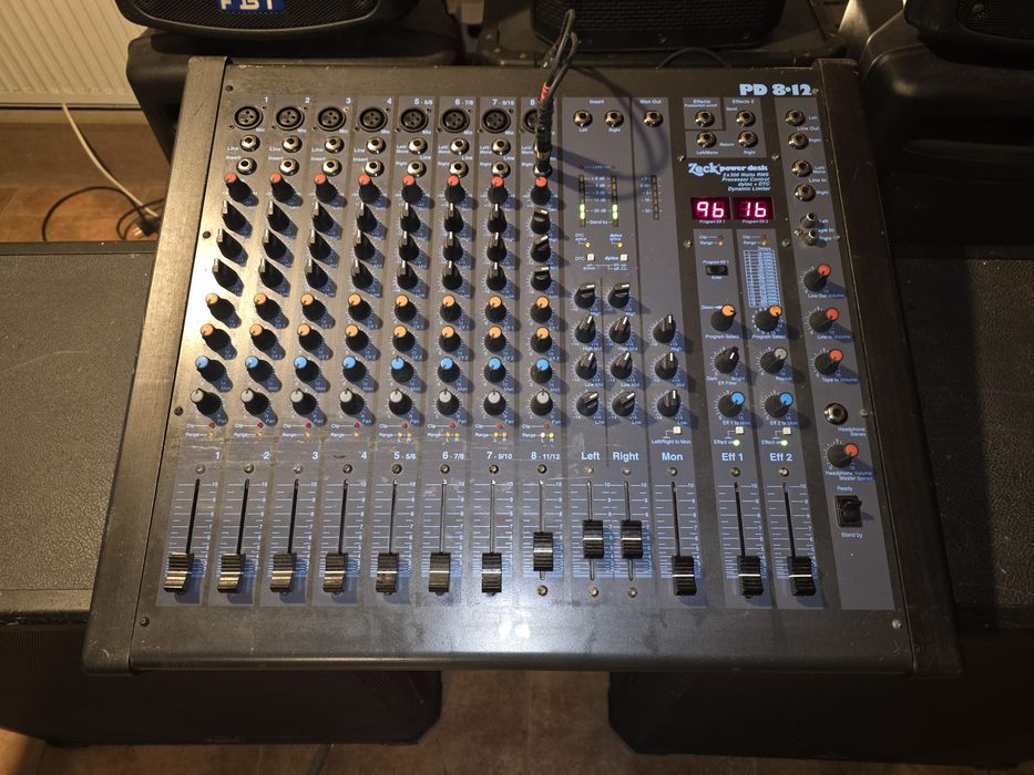 Boxe pasive Zeck Pas15/3cai/Pd8-12/Yamaha mx12/4/Behringer ub2442f