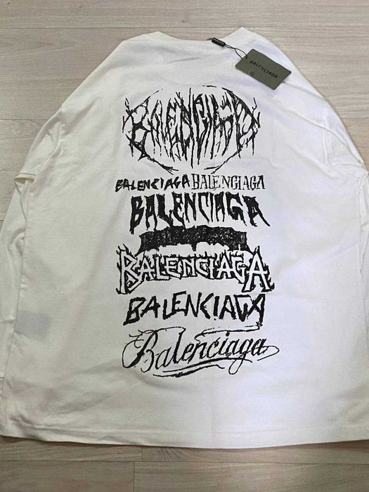 Balenciaga longsleeve metal