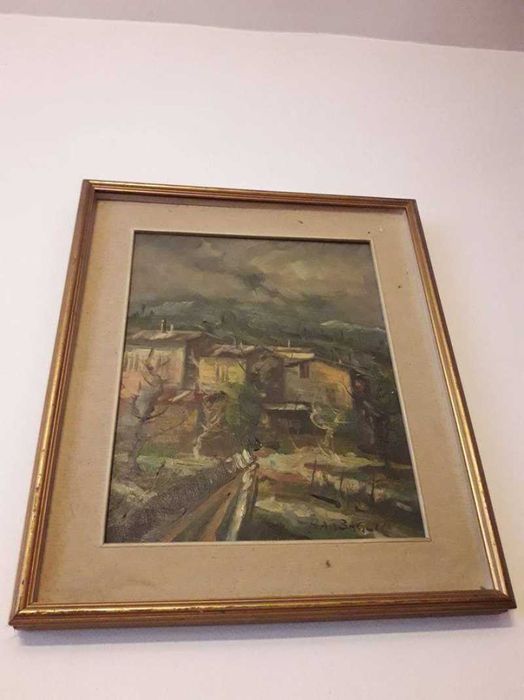 Tablou pictura pe panza semnat Bab Baguia
