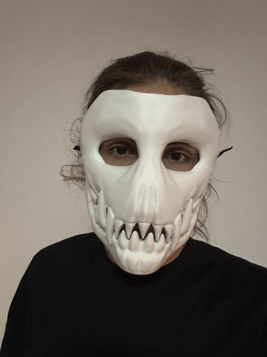 Mască printată 3D cu maxilar articulat – Halloween / Colecție